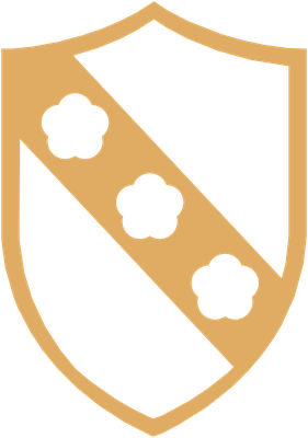 Carey Stained Glass crest logo
